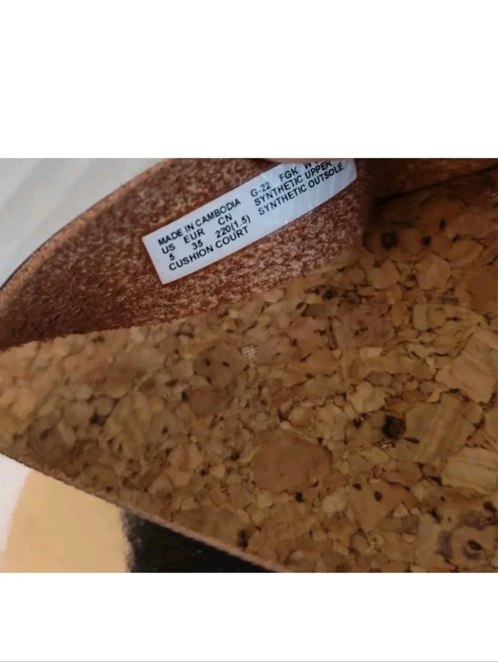 Reef lightweight cork